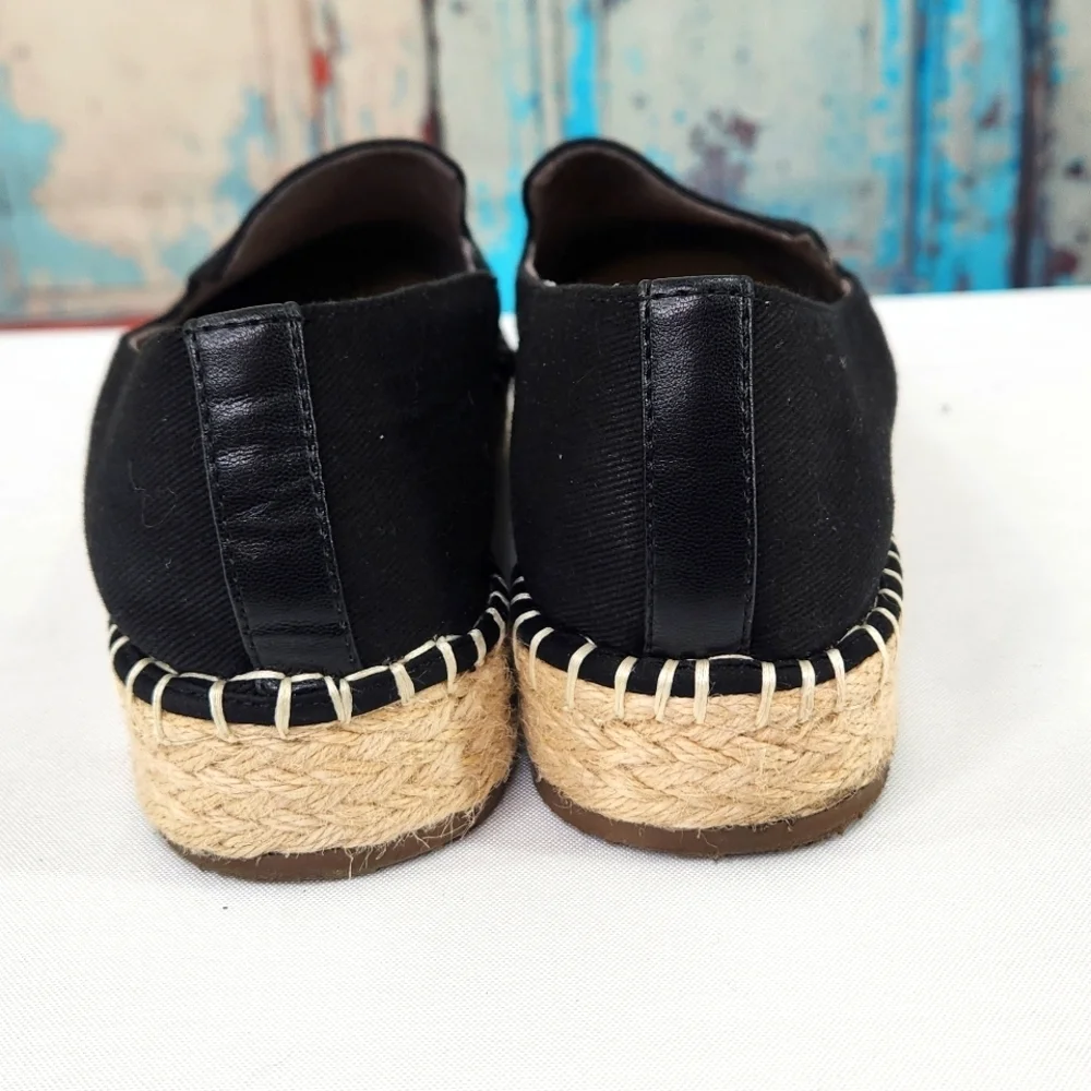 Joie Cara Espadrille Slip On Shoes‎ in Black